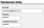 Bookmark.cz zveřejňuje hesla - dvě vyplněná políčka s heslem