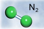 Dvouatomová molekula dusíku