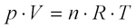 Stavová rovnice - p.V=n.R.T