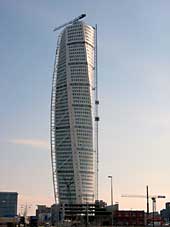 Budova Turning Torso ve švédském Malmö